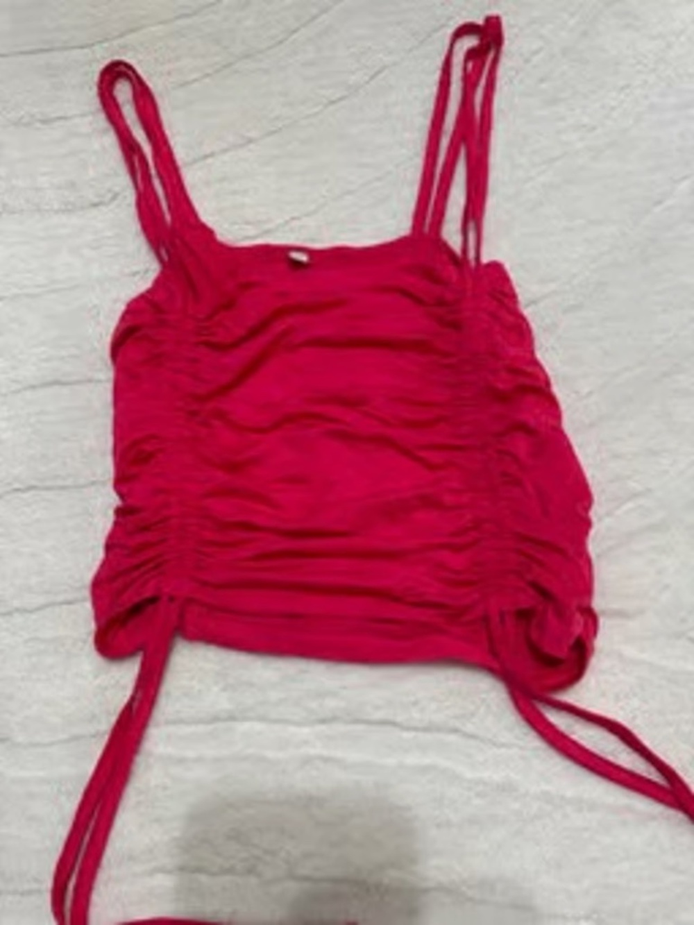 FASHION NOVA SIZE LARGE L BRIGHT PINK TOP LOT5775